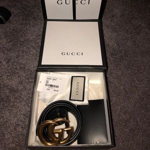 gucci belt moon nero
